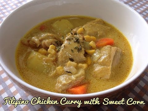 Filipino Chicken Curry with Sweet Corn