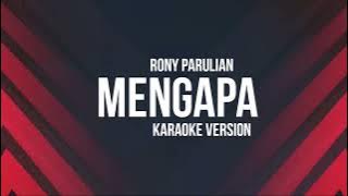Rony Parulian - Mengapa Karaoke