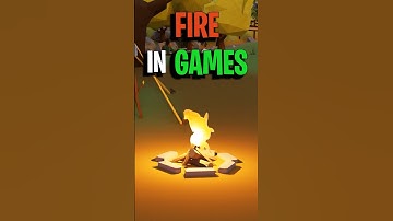 How Is Fire Rendered in Games? 🔥 #Shorts #Gaming #GamingHistory #Fire #Particles #Games