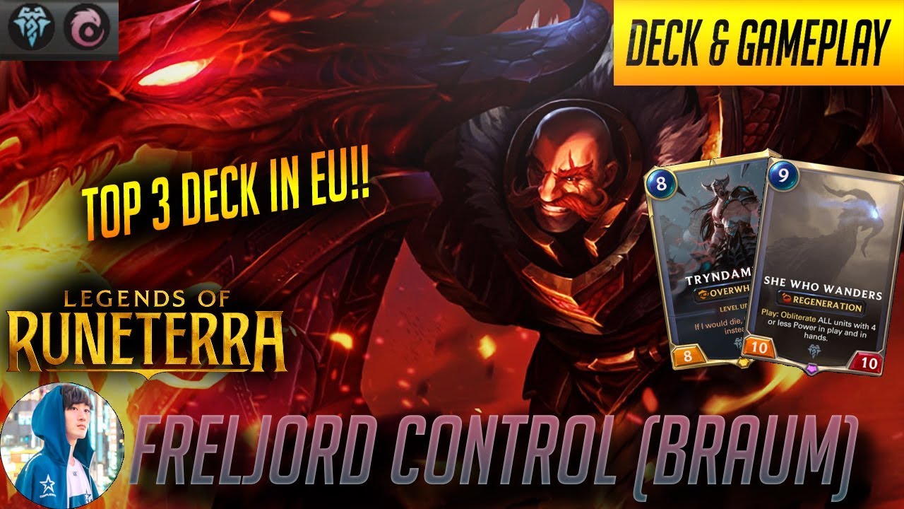 Braum & his friends (Freljord Control) | Freljord & Ionia | Deck + Gameplay 【Legends of Runeterra】