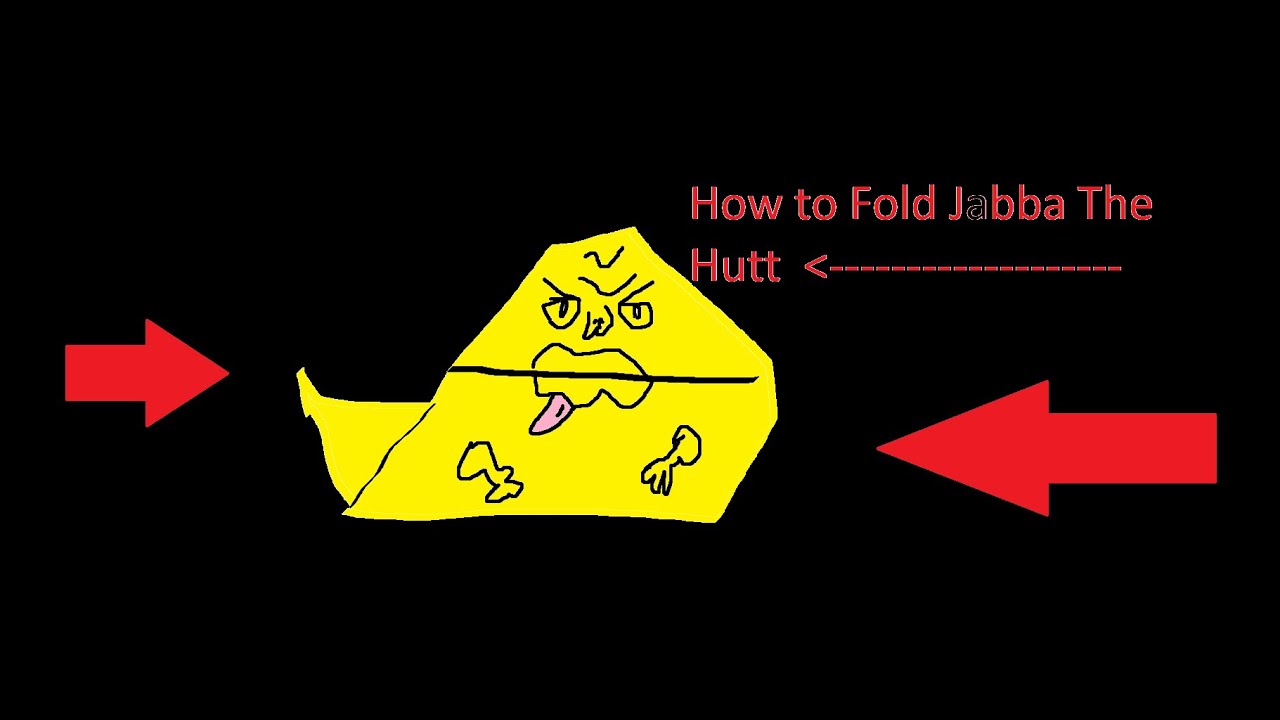 How to fold Origami Jabba the Hutt!!! YouTube