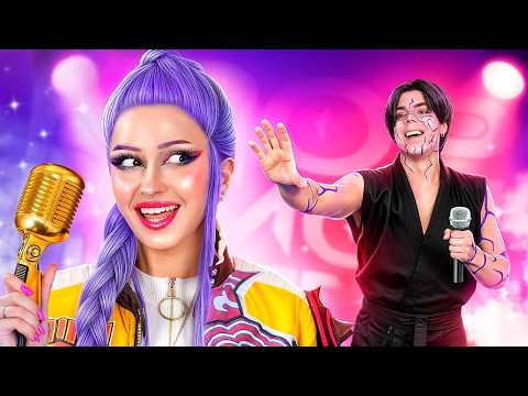 KPop Охотники на Демонов! Из 1 Уровня в 100 Уровень Джину из Saja Boys!