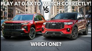 Power or Comfort? – 2025 Chevrolet Traverse vs Ford Explorer 2025
