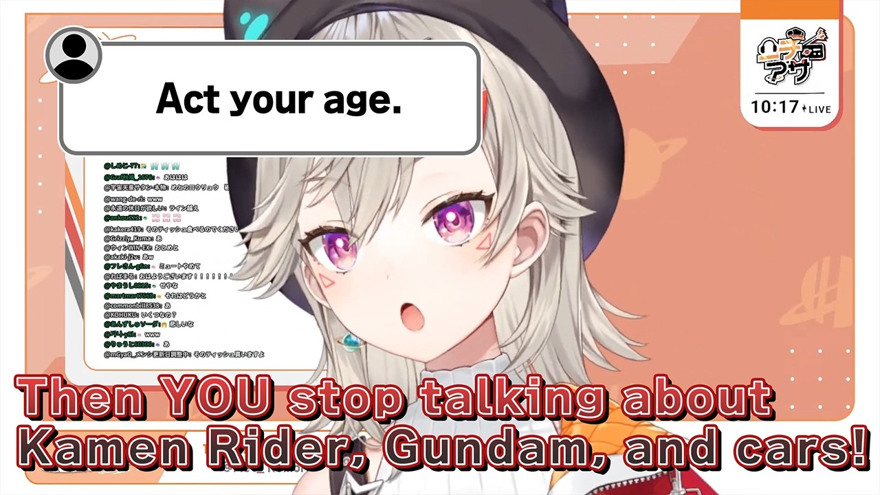 [vspo/Clips] Then you stop talking about Gundam!#Komori met [Eng Sub] #vspoclips #Vtuber