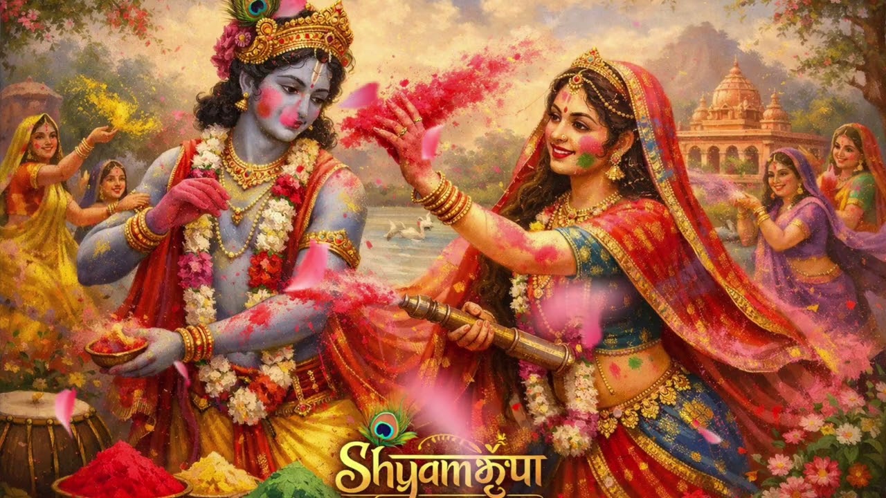 💖 राधा संग श्याम की रंगों वाली होली | ऐसा Non Stop भजन जो सुनते ही मन आनंद से भर जाए #radhakrishna