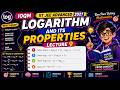 Logarithm and Its Properties | Lecture 9 🔥 | Logarithm Equations solving | Concepts from Cengage
