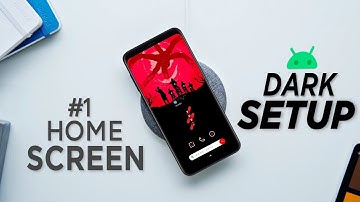 No .1 Best DARK HomeScreen SETUP For Any Xiaomi Phones | Most Awaited BLACK SETUP For MIUI 10 | 😍