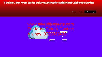 T Broker A Trust Aware Service Brokering Scheme for Multiple Cloud Collaborative Services