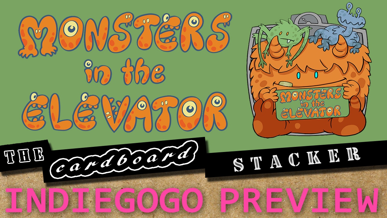 Monsters in the Elevator  from Yaya Play Games - Preview with Cardboard Stacker