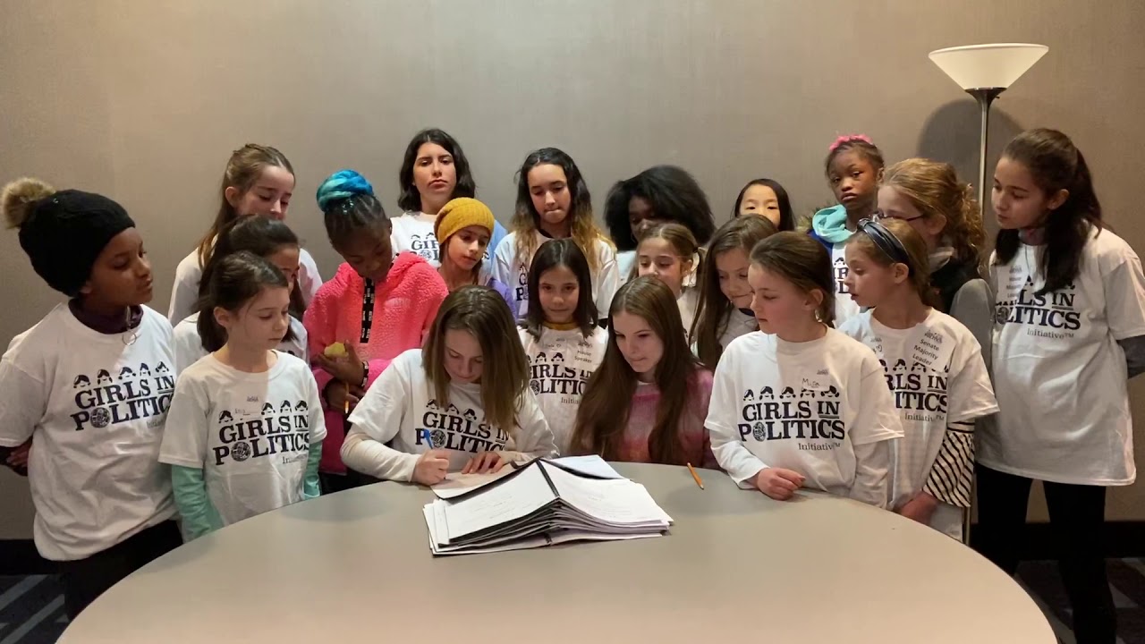 Bill Signing at Camp Congress for Girls NYC 2020