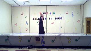 Kailey Heusohn Singing Break Away