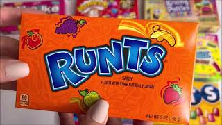 Filling Cups With Candy Asmr Runts Rainbow Candies