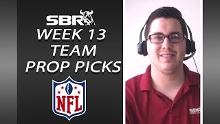 NFL Week 13 Team Prop Picks