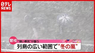 今後は？ ホワイトアウトも…「数年に一度の猛吹雪」関東でも強風（2021年2月17日放送「news every.」より）