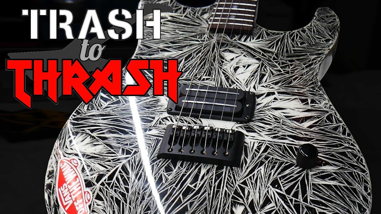 Trash to Thrash #34 - Shatter Charvel (Refinishing Musikraft neck for Jeremy)