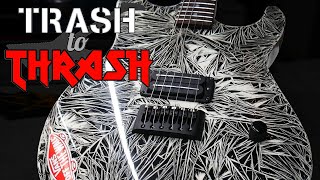 Trash to Thrash #34 - Shatter Charvel (Refinishing Musikraft neck for Jeremy)