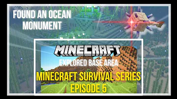I Found Ocean Monument in my Minecraft World Survival Series Ep 5 #minecraft #minecrafindia #govinda