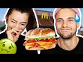 On GOUTE le CHICKEN AVOCADO ft. CHLOÉ!!! (McDO)