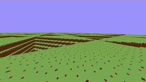 minecraftclone with c++/opengl/cuda rendering with multiple chunks