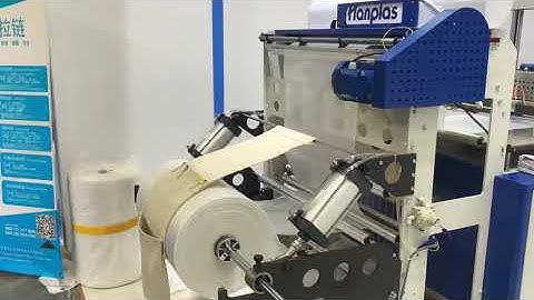 THREE FOLDING GARBAGE BAG MAKING MACHINE