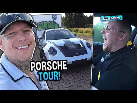 LIVE from the PORSCHE GT3 RS! 😱🏁 Buxtehude Tour with @zarbexlive | MontanaBlack IRL
