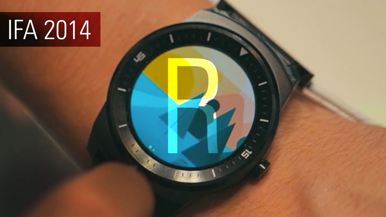 Первый обзор LG G Watch R