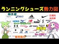 ずんだもんと見るランニングシューズ勢力図