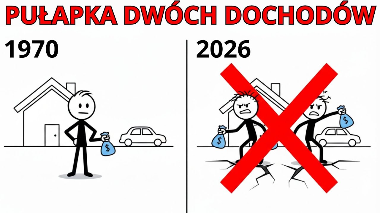 Dlaczego dwa dochody zostawiają cię biedniejszym niż jeden (pułapka dwóch dochodów)