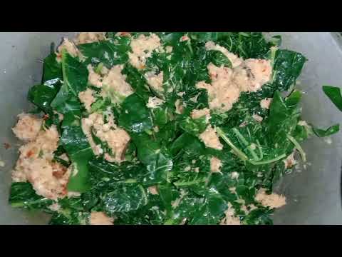 Urap Daun Pepaya Dan Daun Singkong
