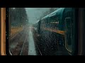 10 Minutes of Soothing Train Noises Accompanied by Gentle Rain Sounds