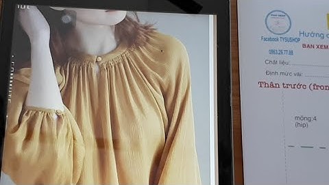 Cắt May Siêu Dễ áo kiểu cổ Dún Tay Phồng Raglan 3826