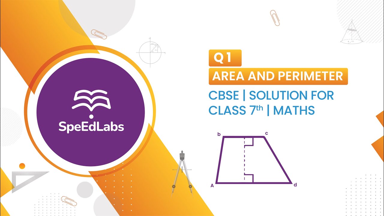 CBSE Class 7th Maths Solutions Area And Perimeter Q1 YouTube Cbse class 7th maths solutions area and perimeter q1 youtube