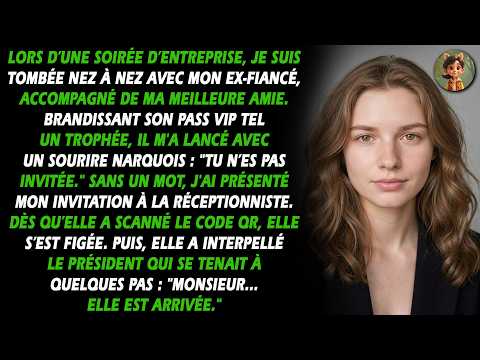 Lors d'un événement d'entreprise, j'ai croisé mon ex-fiancé avec ma meilleure amie. Il a agité son..