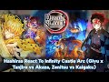 Hashiras React To Infinity Castle Arc (Giyu x Tanjiro vs Akaza, Zenitsu vs Kaigaku) || Gacha React