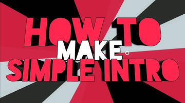 How to make Free & Simple Intro for YouTube Channel | KINE MASTER Tutorial