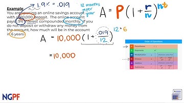 MATH: Compound Interest in Savings Accounts