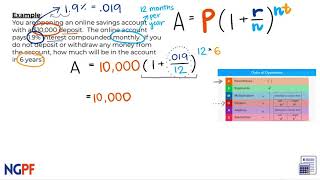 MATH: Compound Interest in Savings Accounts