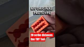 Compact Scribe TOOL has 20 scribe distances! #bitchinscribetools #diy  #cabinetmaker  #carpentry