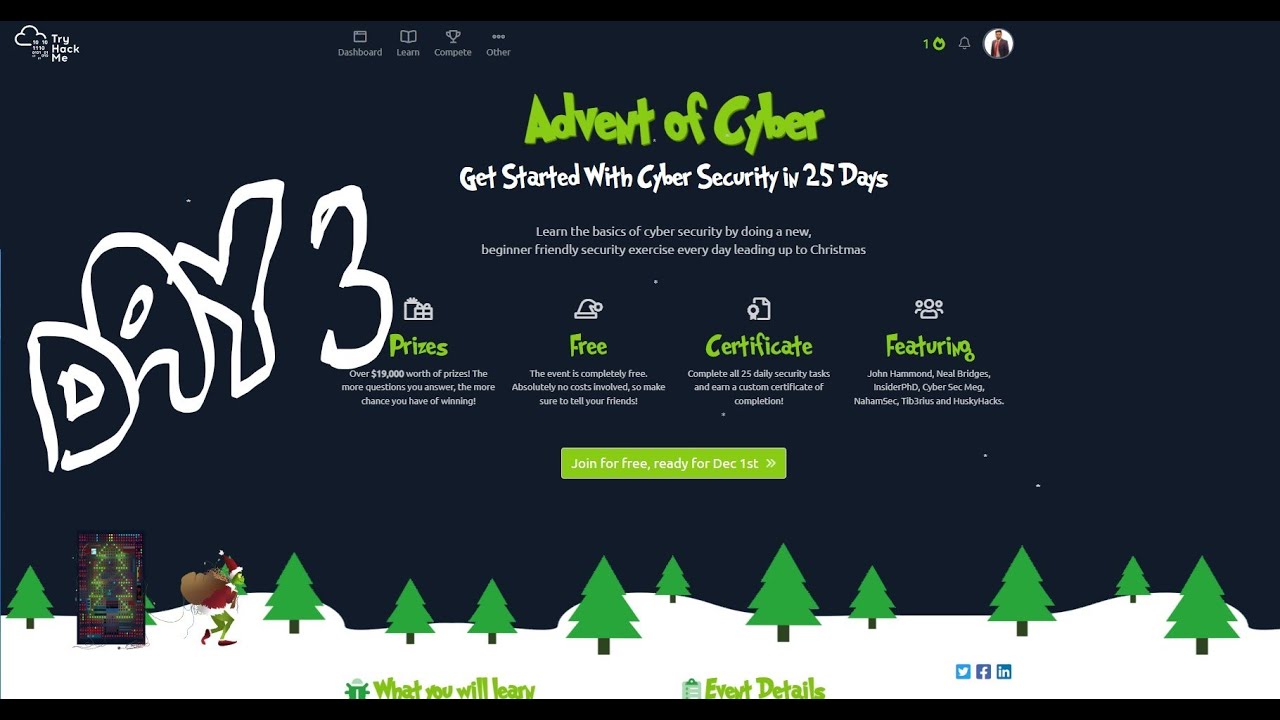 TryHackMe | Advent Of Cyber 2021 Day 3 | Content Discovery | Dirbuster