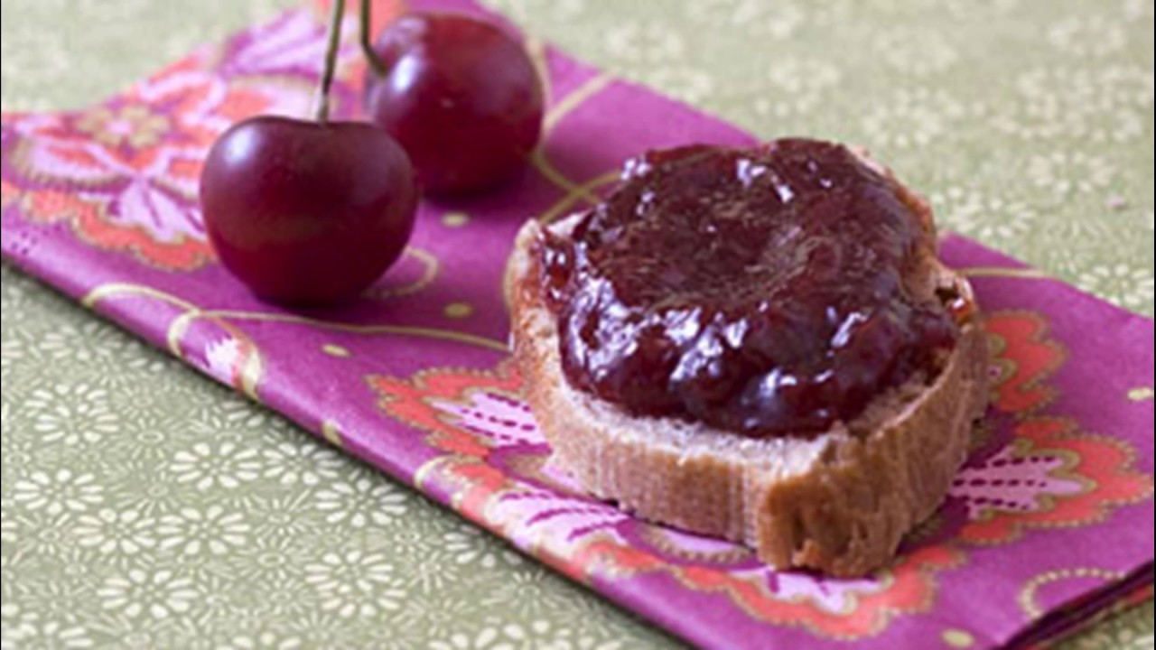 Recette Confiture de cerises et rhubarbe YouTube