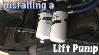 How to install a lift pump on a duramax