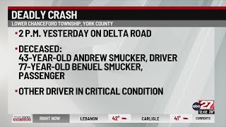 Victims identified in fatal York County crash: coroner