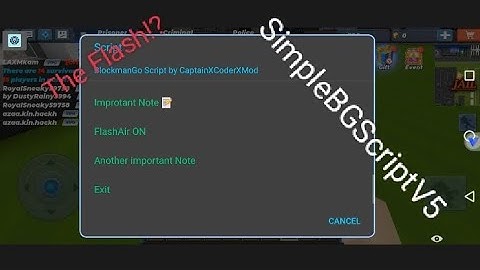 SimpleBGScriptV5!! Blockman go Game Guardian Script!