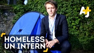 UN Unpaid Intern Can’t Afford Rent So He Slept In A Tent