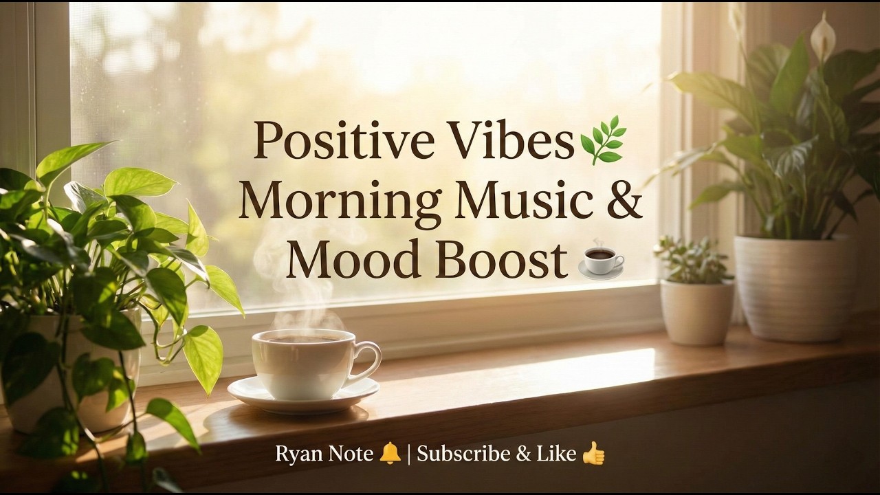 Positive Vibes 🌿 Morning Music to Start Your Day, Mood Boost ☕ | 기분전환, 긍정 에너지를 채우는 아침 음악
