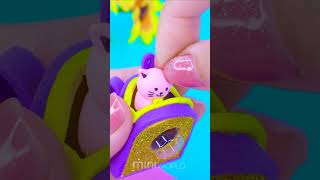 Mini Items for Cute Kitten Cat ~ DIY Miniature Items for Dollhouse Barbie#shorts#satisfying#fyp#pets