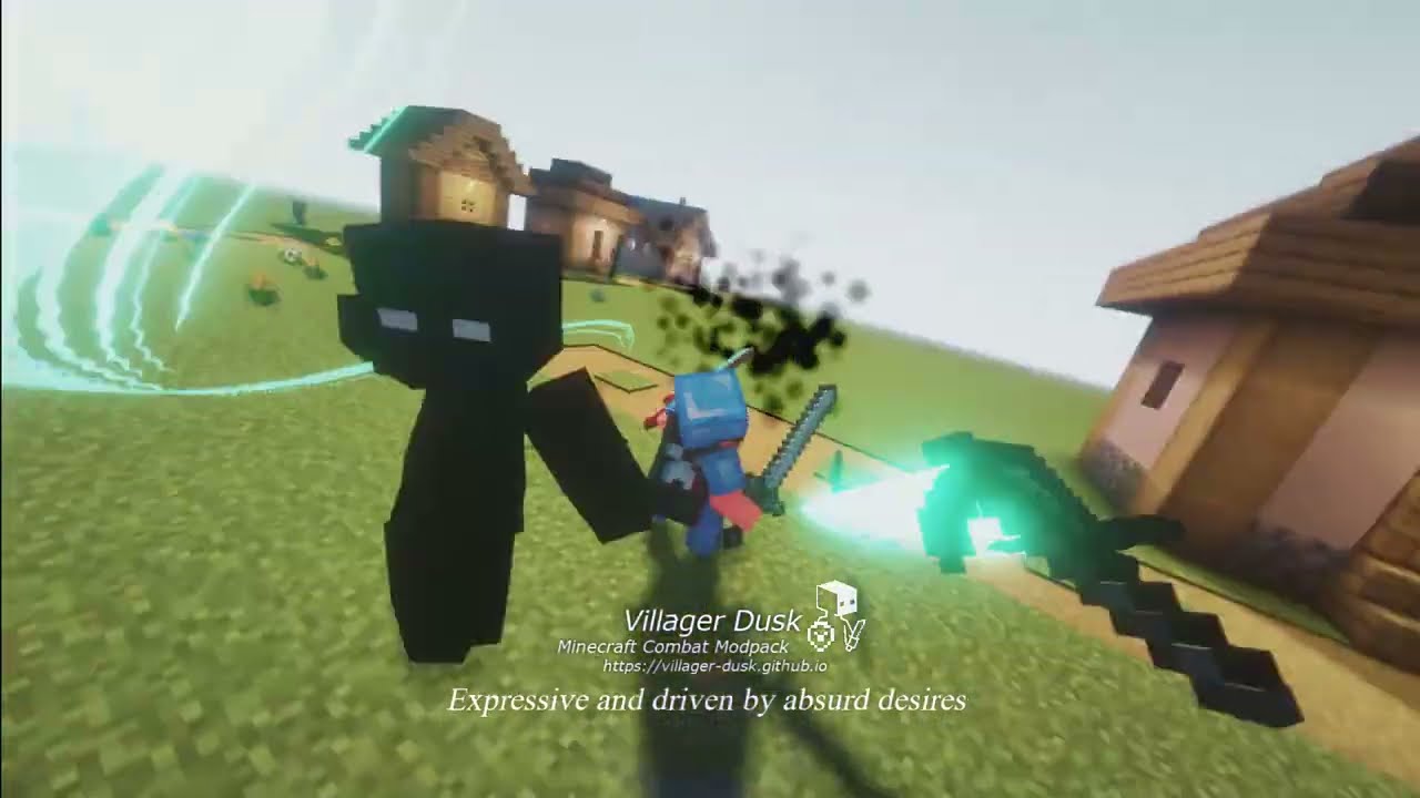 Minecraft Combat Modpack，Villager Dusk, Fight with NULL