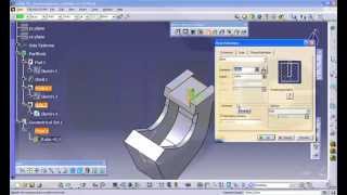 8.3 Fuehrungsbock - Catia v5 Training - Shell - Schalenelement