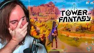 Is It Worth Playing Tower of Fantasy? | Asmongold Reacts to TheLazyPeon