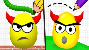 DRAW TO SMASH vs SMASH THE EGGS - All Levels (original VS Copy) - Double Gameplay Android/ios